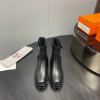 HM Jaimy Ankle Boot 30mm In Black Cowhide 952473