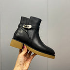 HM History Ankle Boot 30mm Black Cowhide 952479