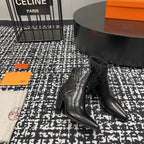 HM Vegas Ankle Boot 75mm Black Cowhide  952370