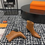 HM Vegas Ankle Boot 75mm Brown Cowhide 952372