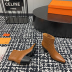 HM Vegas Ankle Boot 75mm Brown Cowhide 952372