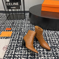 HM Vegas Ankle Boot 75mm Brown Cowhide 952372