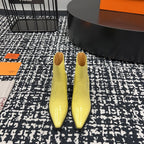 HM Vegas Ankle Boot 75mm Yellow Cowhide 952374