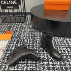 HM Jill 60 Ankle Boot Black Cowhide 968800