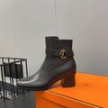HM Jill 60 Ankle Boot Black Cowhide 968800