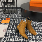 HM Botines Impérial 50mm Caramel Suede  952394