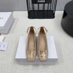 Miss Dior Pump 45mm In Beige Pink Glossy Lambskin 995143
