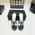 CC 25 Mule 3cm PVC Calfskin