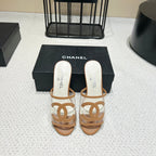 CC 25 Mule 3cm PVC Calfskin