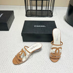 CC 25 Mule 3cm PVC Calfskin