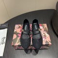 DC 25 Mary Jane Black Lace And Sheepskin 381622