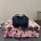 DC 25 Mary Jane Black Lace And Sheepskin 381622