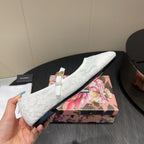 DC 25 Mary Jane White Lace And Sheepskin 381623