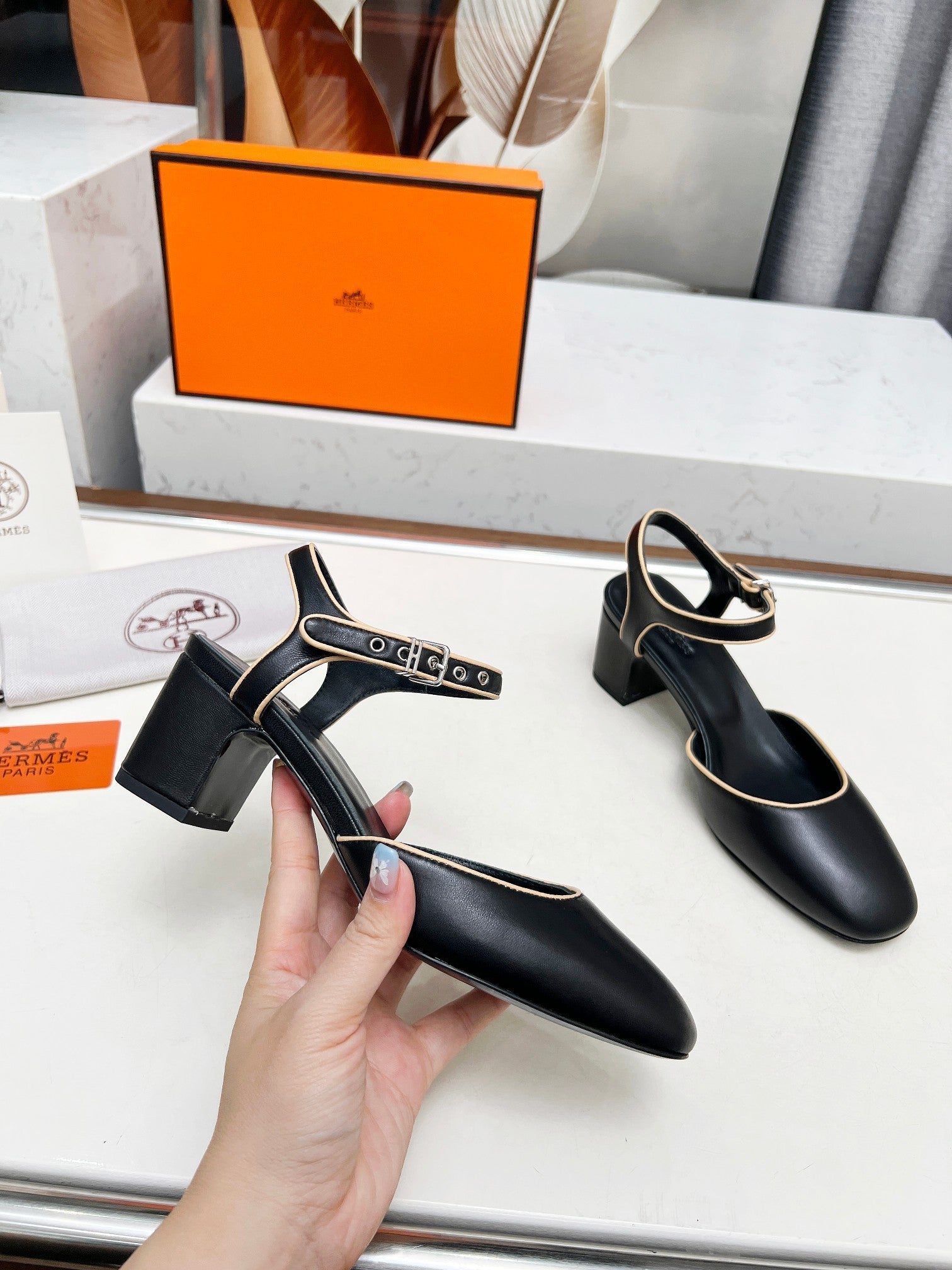 Kamilla ?60 pump Black Lambskin 214074