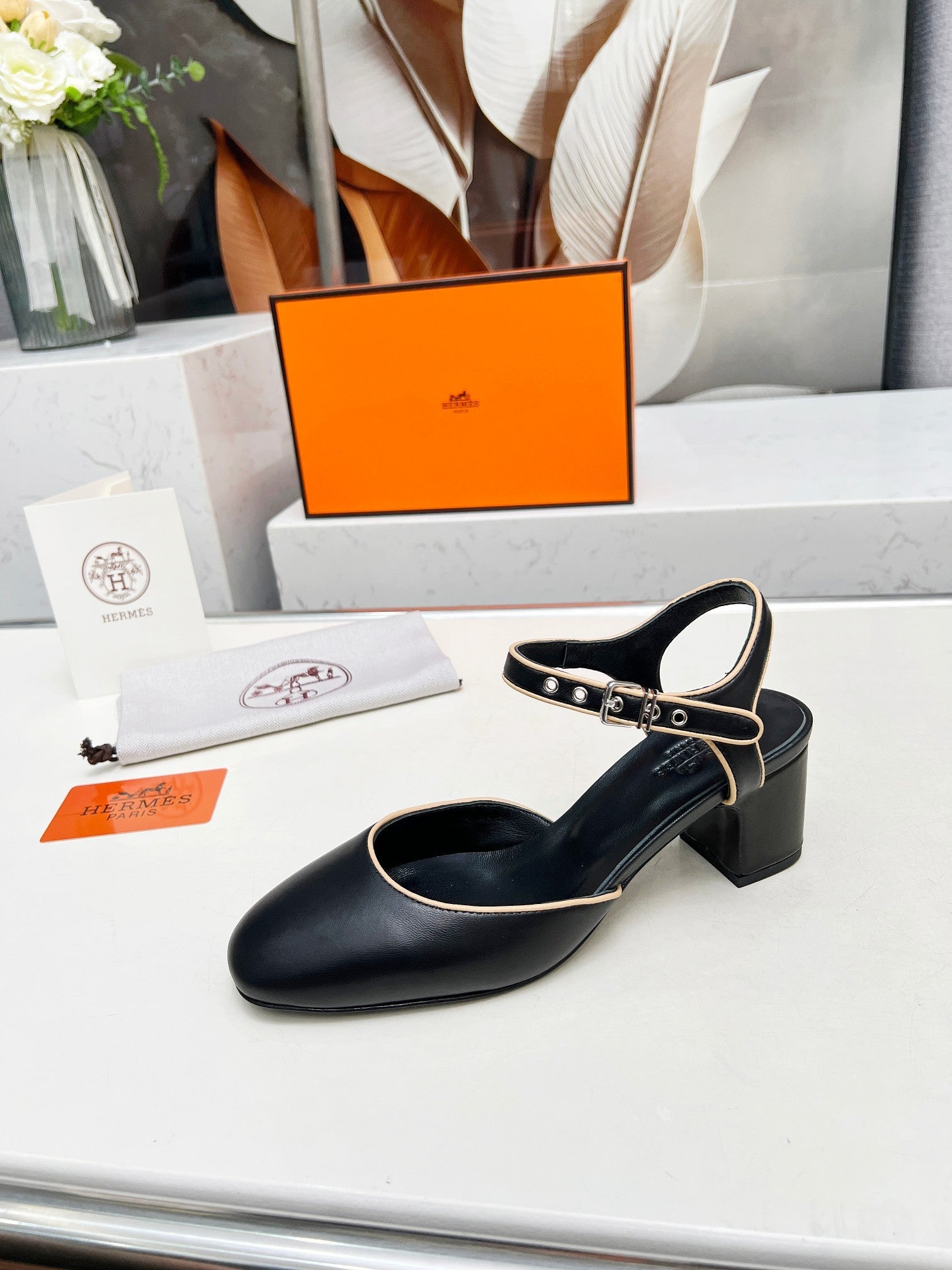 Kamilla ?60 pump Black Lambskin 214074