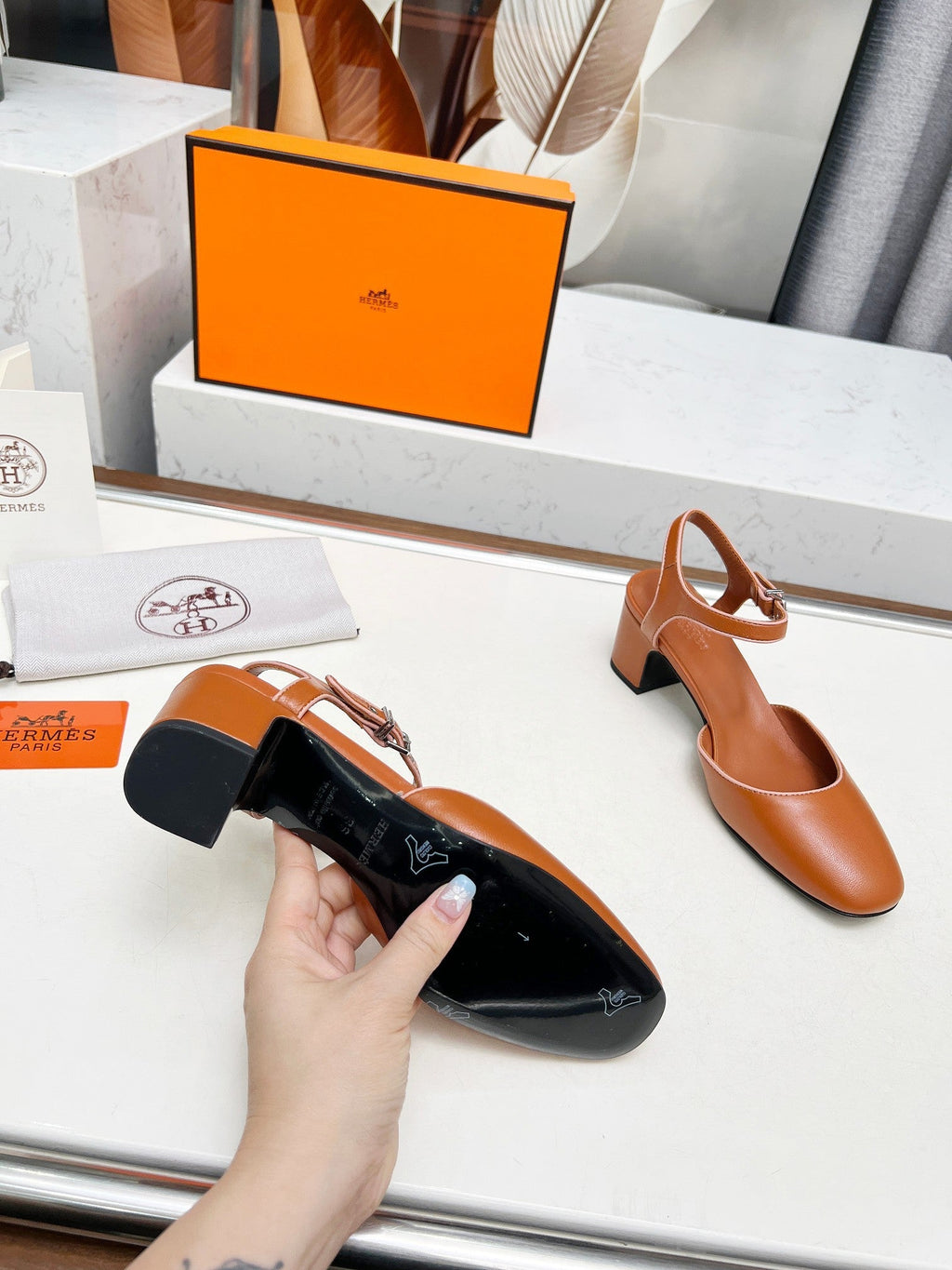 Kamilla ?60 pump Tan Lambskin 214073