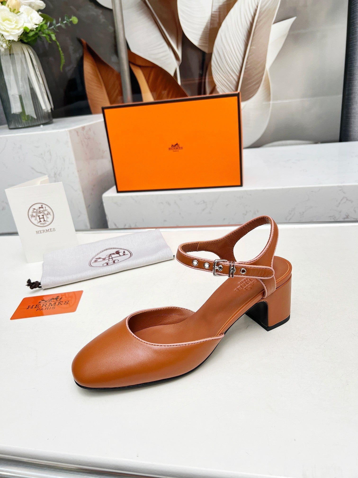 Kamilla ?60 pump Tan Lambskin 214073