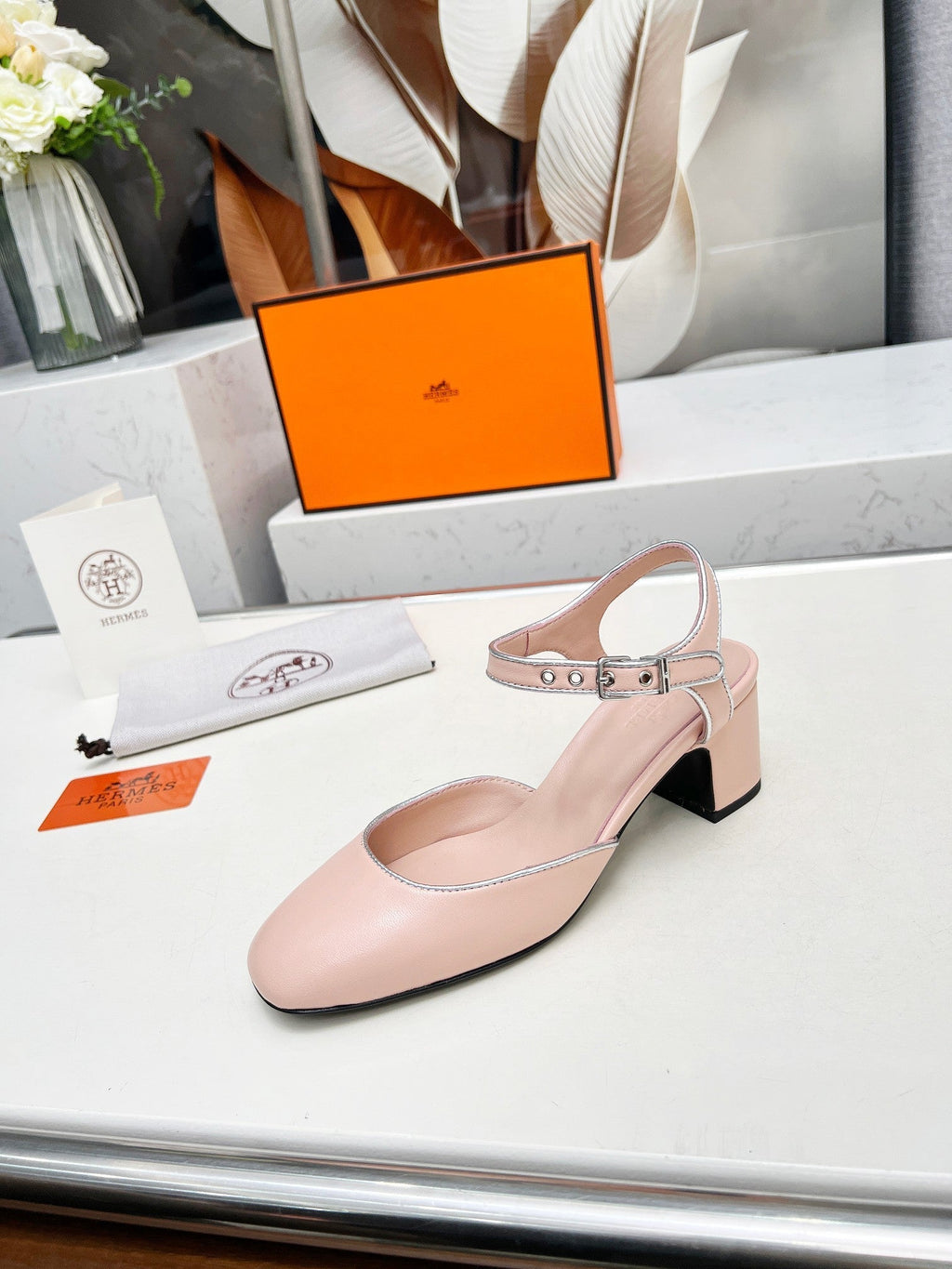 Kamilla ?60 pump Pink Lambskin 214072