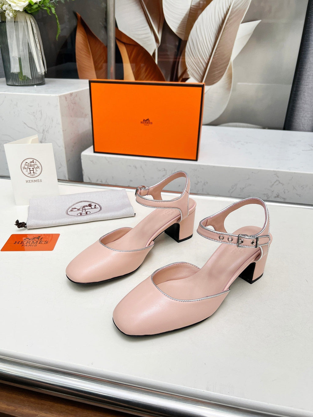 Kamilla ?60 pump Pink Lambskin 214072