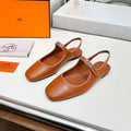 Kleo Slingback Tan Lambskin 214068