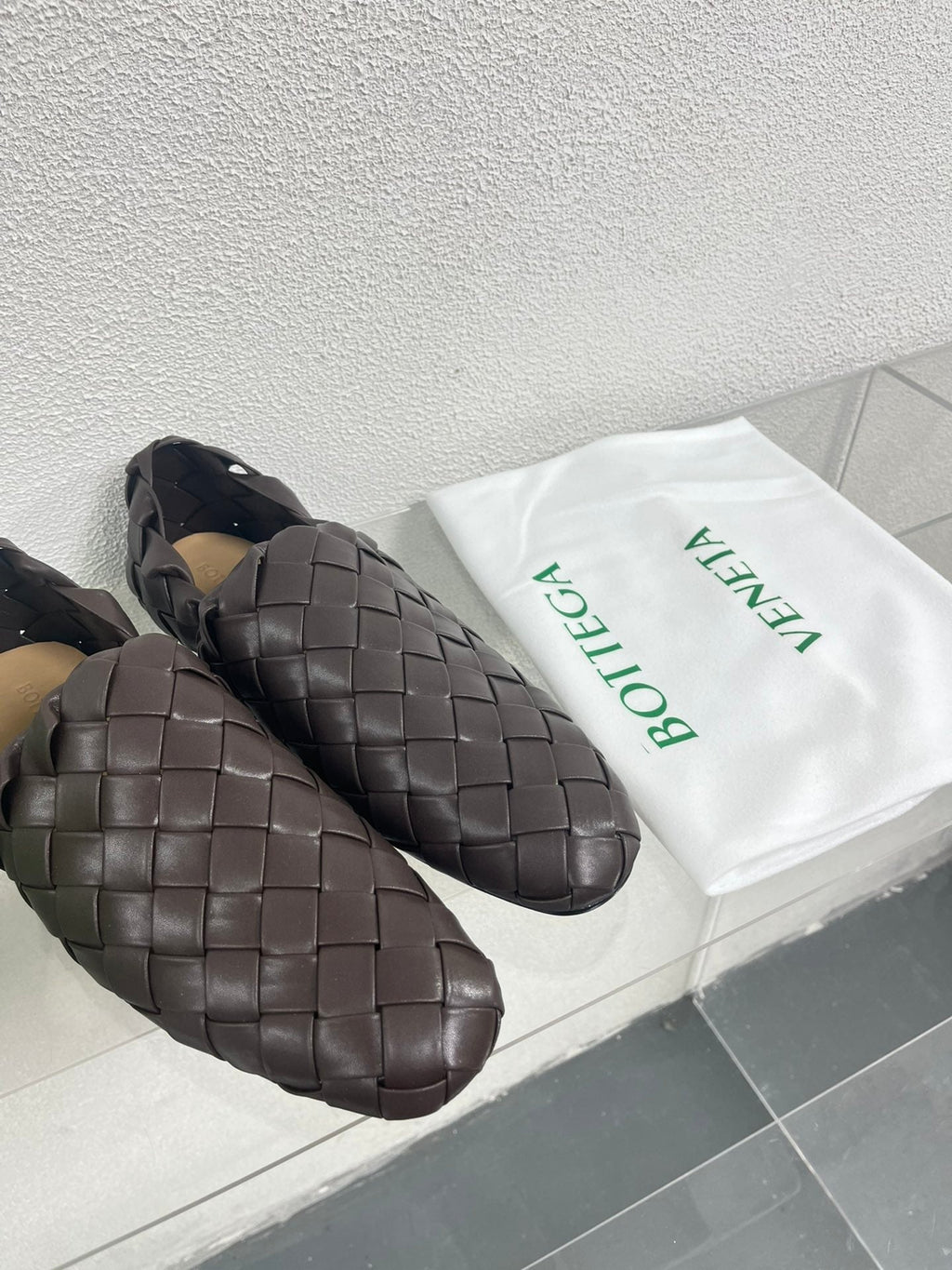 Bottega Veneta Intrecciato Dark Brown Lambskin 972903