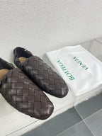Bottega Veneta Intrecciato Dark Brown Lambskin 972903