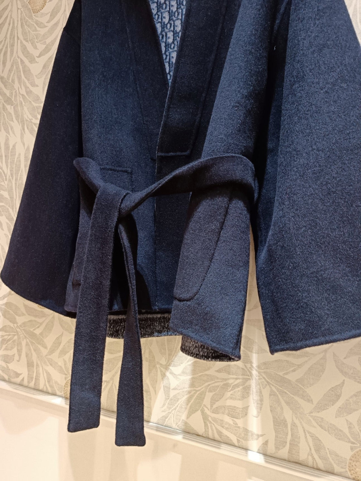 CD Jacket Navy Blue Wool Silk