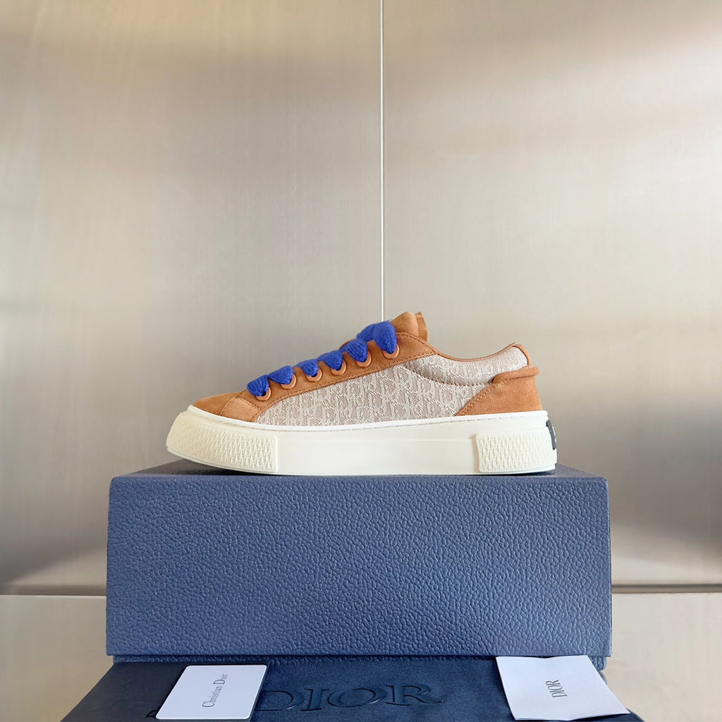 CD B33 Sneaker 40mm Light Brown Monogram Suede