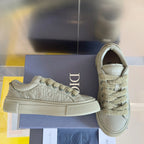 CD B33 Sneaker 40mm Khaki Green Monogram Cowhide