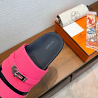 HM Jackson Sandals Hot Pink Sheepskin 707179