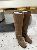 HM Justine 60 Boot Earth Brown Suede 954917