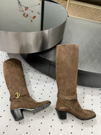 HM Justine 60 Boot Earth Brown Suede 954917