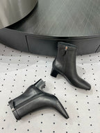 HM Hommage Ankle Boot 50mm Black Cowhide 954735