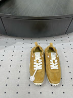 HM Sneaker 10mm In Light Yellow Brown Suede  954742