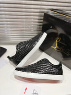 CL F.A.V Fique A Vontade Slip-on sneakers Black Calf Leather 242411