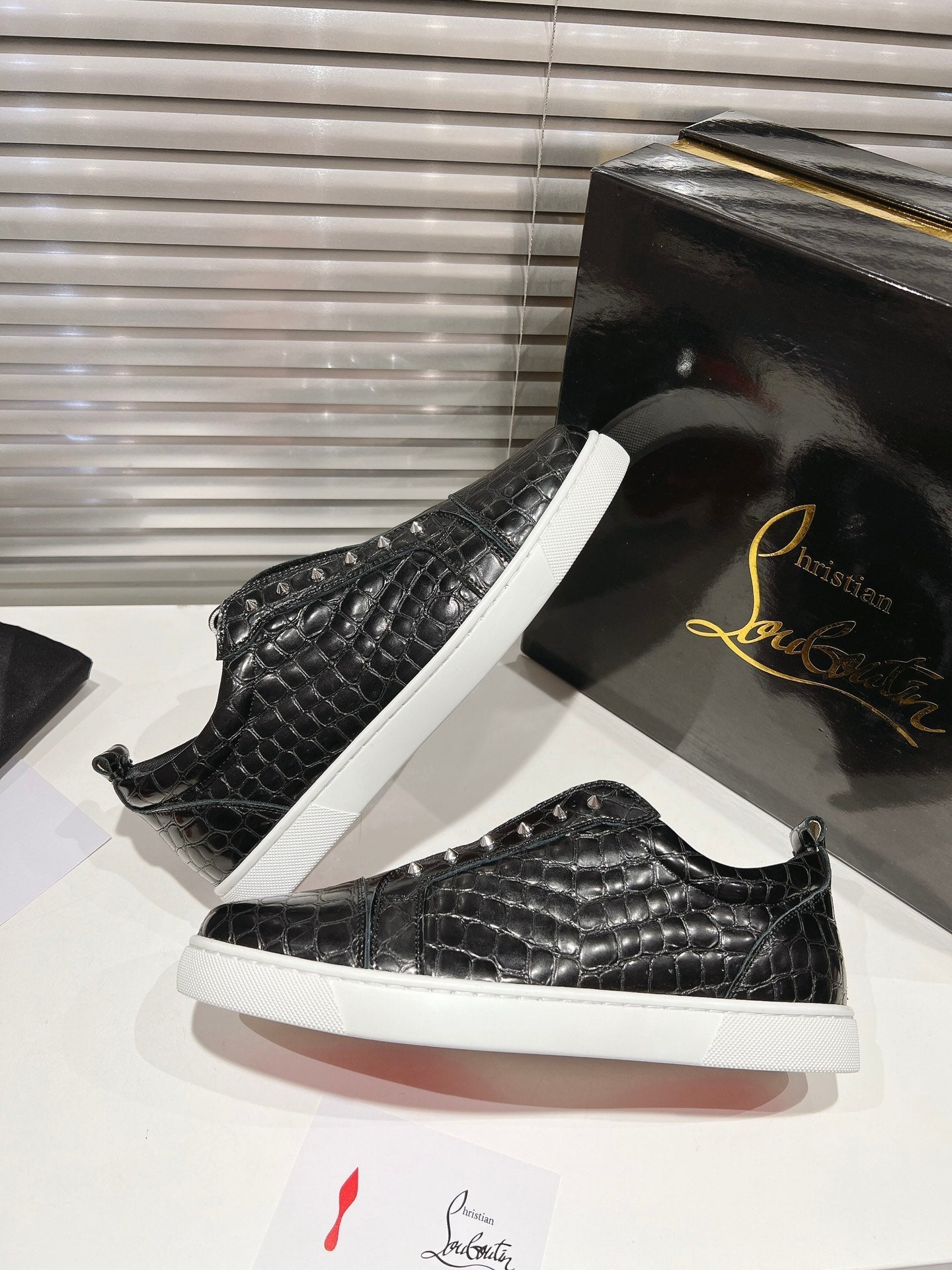 CL F.A.V Fique A Vontade Slip-on sneakers Black Calf Leather 242411