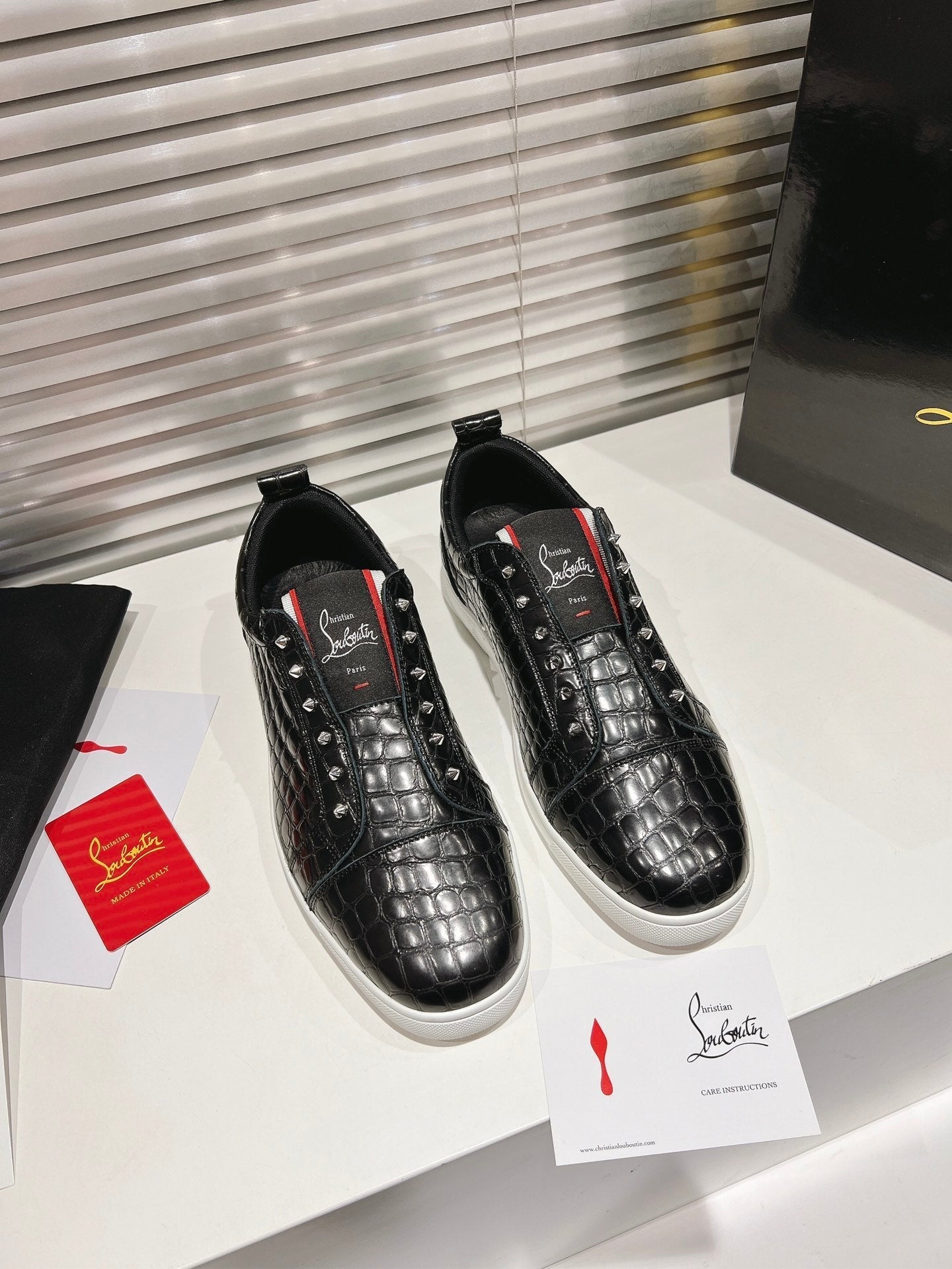 CL F.A.V Fique A Vontade Slip-on sneakers Black Calf Leather 242411