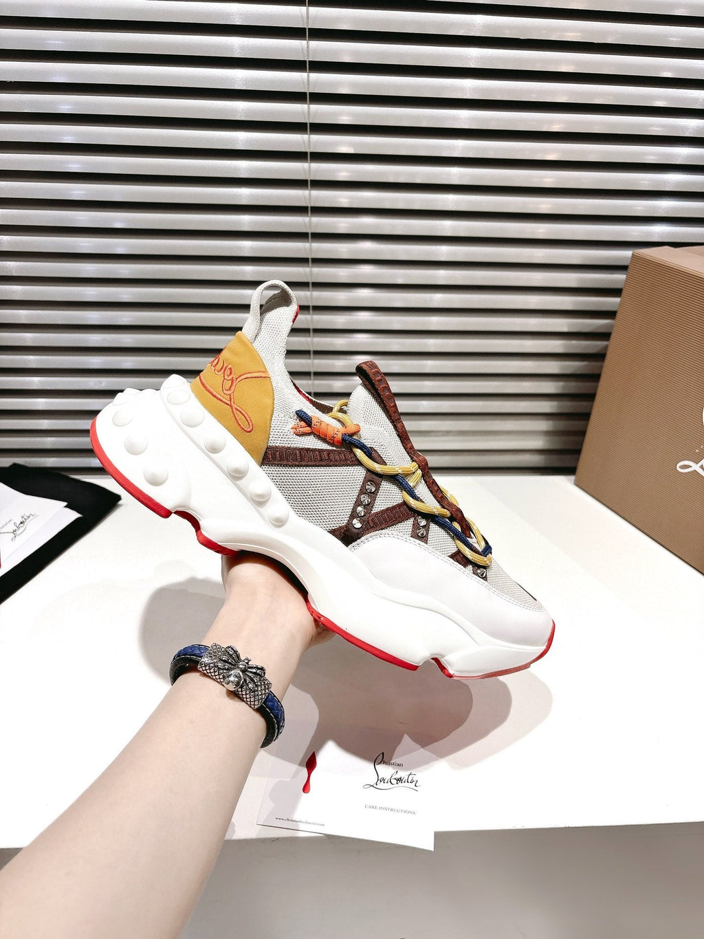 CL 25 Trailnrun Sneaker Multicolor Calfskin Mesh 323167