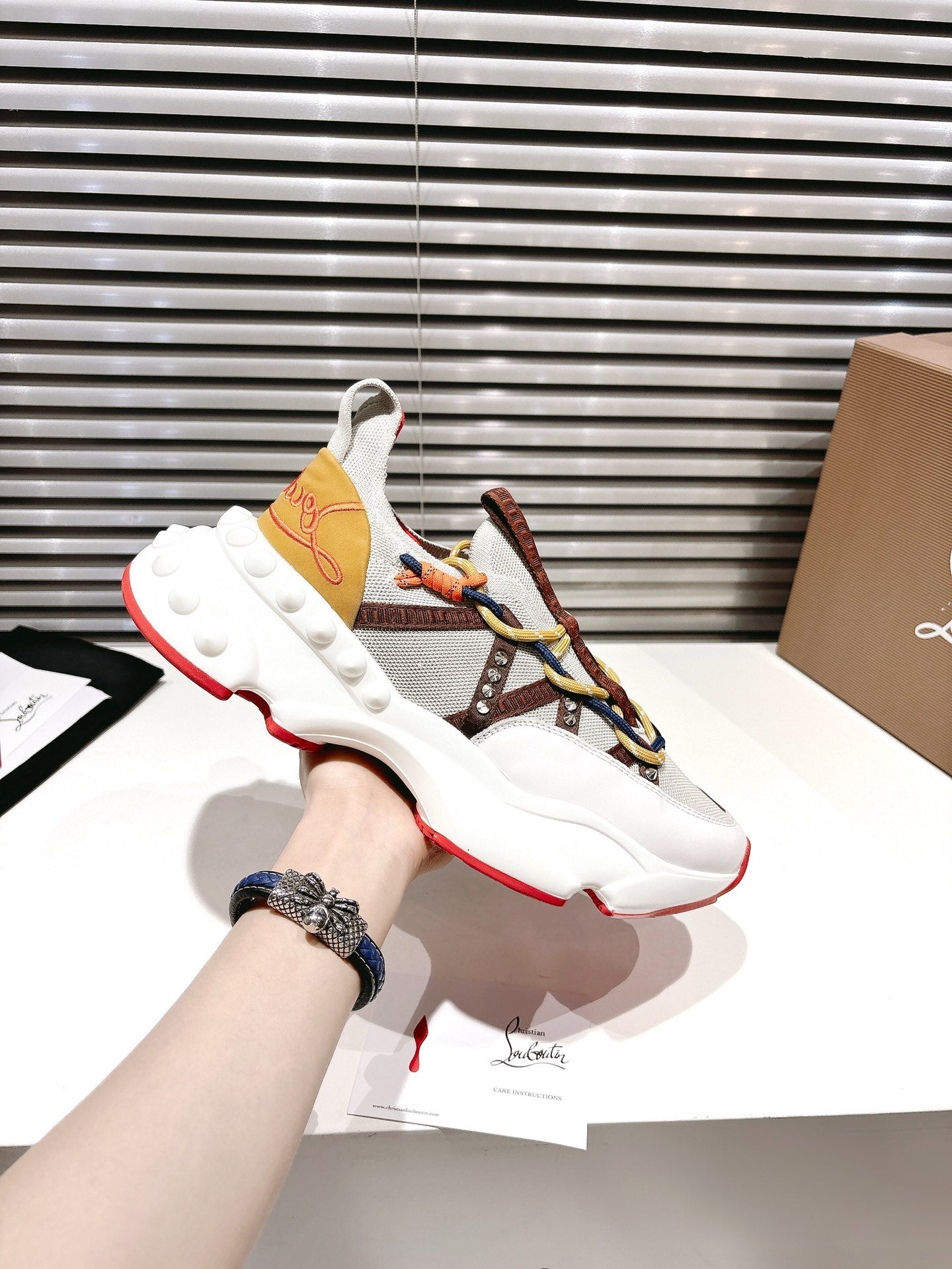 CL 25 Trailnrun Sneaker Multicolor Calfskin Mesh 323167