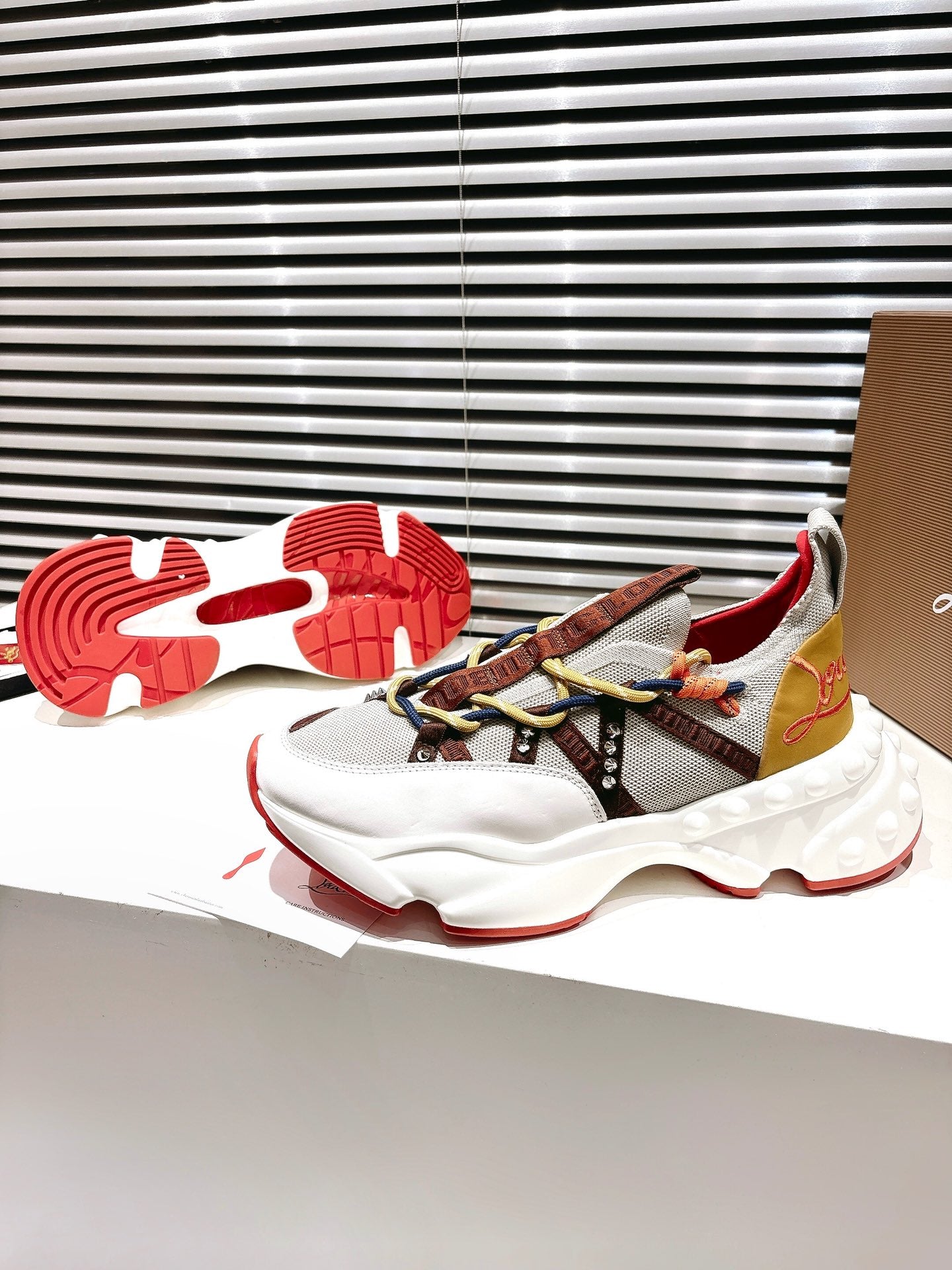 CL 25 Trailnrun Sneaker Multicolor Calfskin Mesh 323167