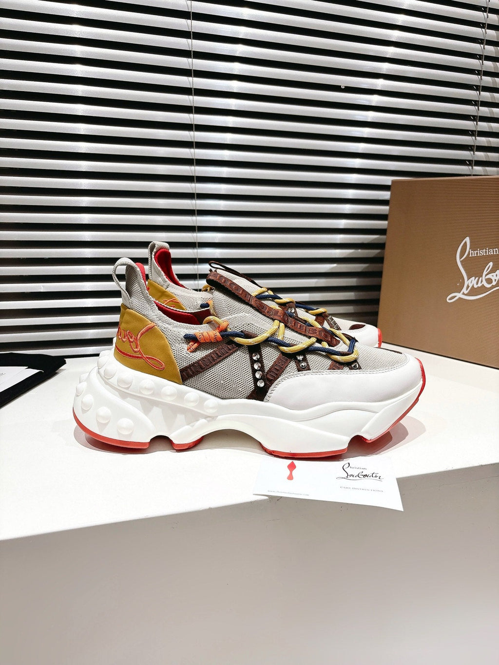 CL 25 Trailnrun Sneaker Multicolor Calfskin Mesh 323167