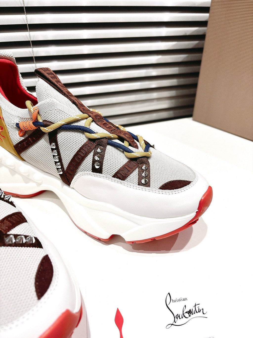 CL 25 Trailnrun Sneaker Multicolor Calfskin Mesh 323167