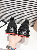 CL 25 Trailnrun Sneaker Black Calfskin Mesh 323171