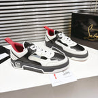 CL 25 Astroloubi Couple's Sneaker Black White Cowhide 323158