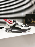 CL 25 Astroloubi Couple's Sneaker Black White Cowhide 323158