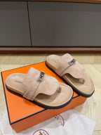 HM 25 Empire Sandal Calfskin and Suede 245689