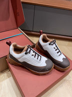 LP Katharina Sneaker Coffee White Technical Fabric 521686