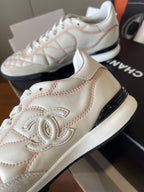 CC 26ss Low-Top Sneaker Light Pink Leather 623164