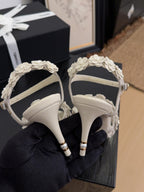 CC 25 Pearl Slingback White Sheepskin 252290