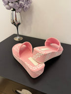 CC 25 Flower Slippers Pink Fabric 330770